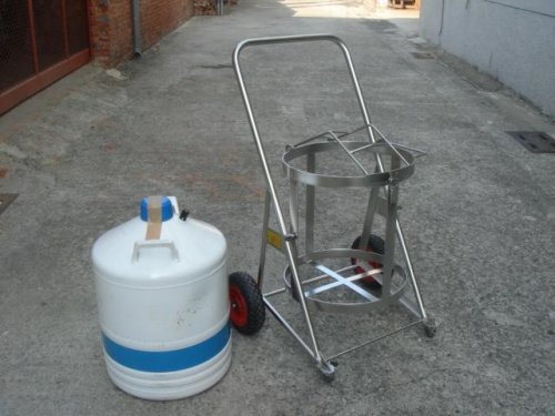 液態氮專用推車(不鏽鋼)